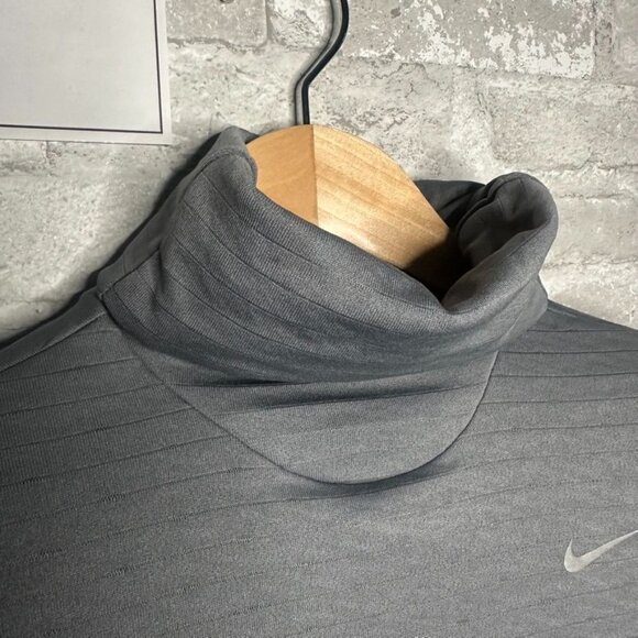 Nike Women's Therma FIT Swift Element Turtleneck Running Top NWT Size XS (Grey) - Picture 5 of 16